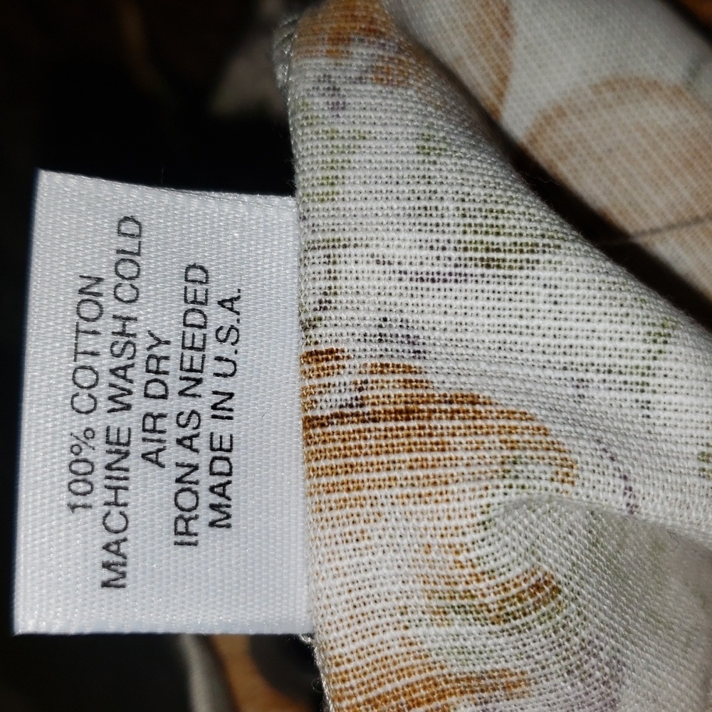 LONGABERGER BASKET AUTUMN TOTE LINER PUMPKIN PATCH 2003 - Picture 6 of 7